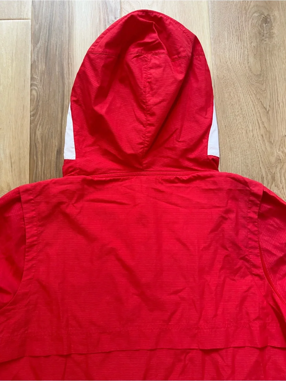 Nike NFL Onfield Apparel Kansas City Chiefs Red Hooded Pullover Windbreaker